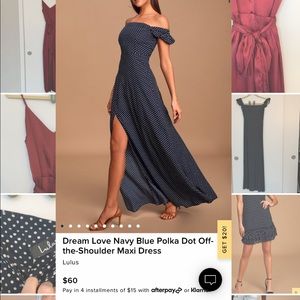Lulus maxi dress